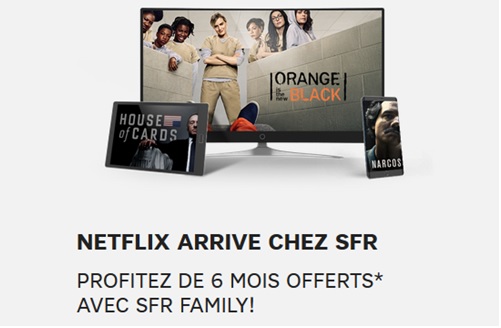 Nouveauté : Netflix arrive chez SFR !