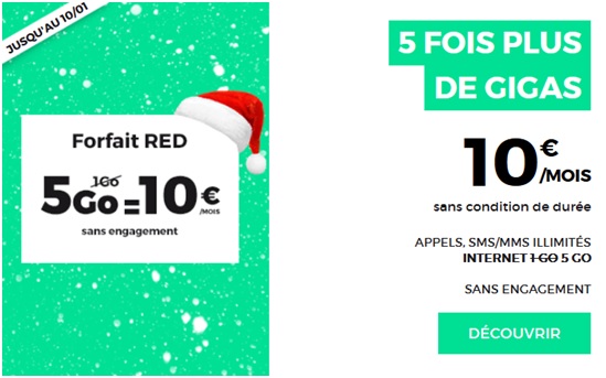 Forfait RED 5Go