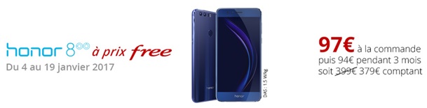 Honor 8 Free Mobile
