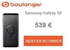 Galaxy S9 Boulanger