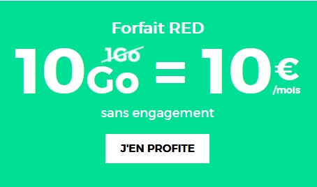 Bon plan de dernière minute : Le forfait RED 10Go à 10 euros par mois s'arrête bientôt