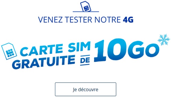Avez-vous commandé votre carte SIM gratuite de 10Go chez Bouygues Telecom ? 