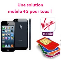 La 4G est disponible chez Virgin Mobile et une nouvelle option mobile avec les forfaits sans engagement !