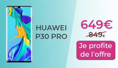 Huawei P30 Pro Promo Boulanger