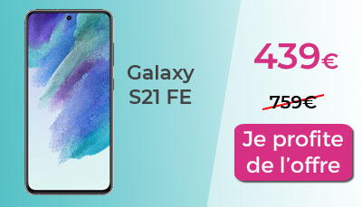 Samsung Galaxy S21 FE en promo sur le Samsung Shop 
