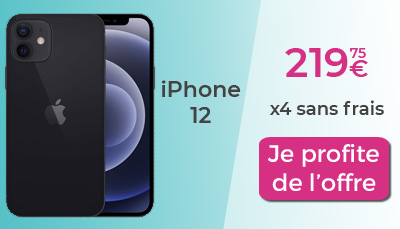 promo iphone 12 red by sfr
