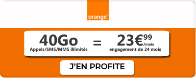 Forfait 40 Go d'Orange en série limitée