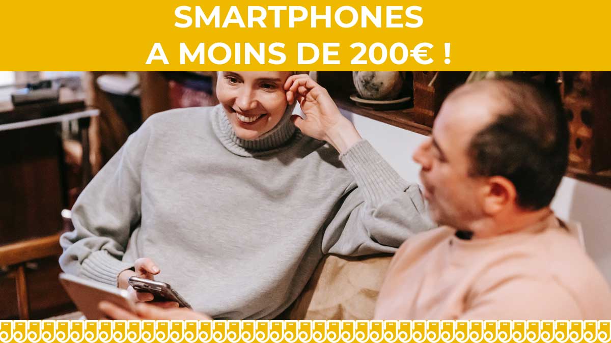 Smartphones à moins de 200€ : trois bons plans à ne pas rater !