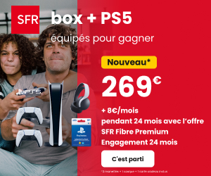 Vente flash SFR Box Fibre Premium + PS5