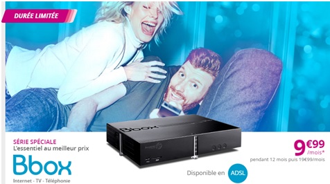 Nouvelle promo Bouygues Telecom : la Bbox HD à 9.99 euros par mois 