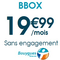 La Bbox Tripleplay à 19.99€ est désormais disponible via Internet chez Bouygues Telecom !