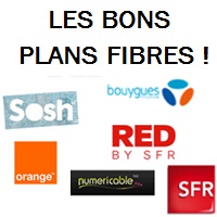 Découvrez les bons plans Fibres chez Red By SFR, Orange, Sosh, Bouygues Telecom et Numericable-SFR !