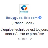 Bouygues Telecom : Panne nationale sur le réseau fixe toujours pas résolue pour de nombreux abonnés BBOX ce matin !