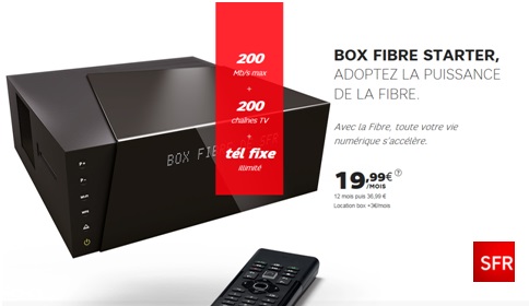 SFR Box : Encore plus de promos, la fibre à partir de 19.99€ par mois !