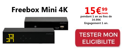 Forfait Freebox Mini 4K