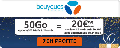 forfait série limitée de Noël Bouygues Telecom