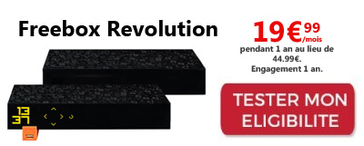 Promo Freebox Revolution avec TV by Canal