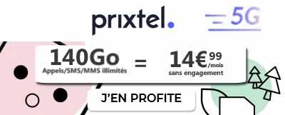 forfait 5G Prixtel