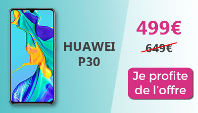 Huawei p30 boulanger promo