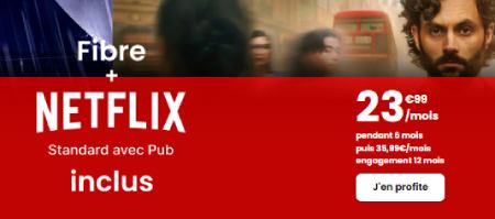 Box SFR Fibre Netflix en série limitée à 23,99 ?/mois