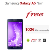 Le Samsung Galaxy A5 à 102€ à la commande chez Free Mobile !