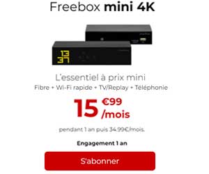 freebox mini 4k pas chère