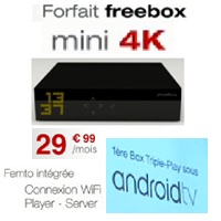 Keynote Free : Xavier Niel dévoile la Mini FreeBox 4K compatible Android TV à 29.99€ par mois !
