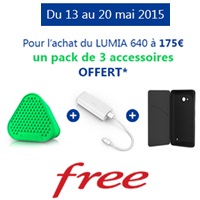 Bon plan Free Mobile : Un pack de 3 accessoires offert pour l’achat du Lumia 640 ! 
