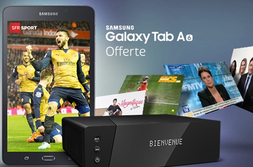 Vente flash : La Samsung Galaxy Tab A 2016 offerte avec une box Power SFR 