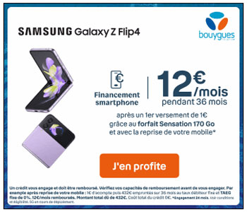 promo Samsung Z flip 4