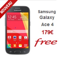Le Samsung Galaxy Ace 4 disponible chez Free Mobile à 179€ !