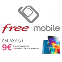 À saisir !!! Le Samsung Galaxy S5 à 14€ par mois avec Free