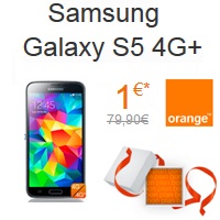 Bon plan de Noël : Le Samsung Galaxy S5 4G+ à 1€ chez Orange !