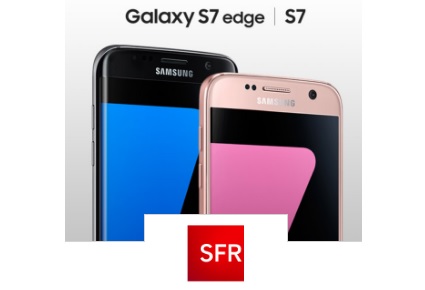 Vente privée : le Galaxy S7 ou S7 Edge à 1 euro avec un forfait SFR