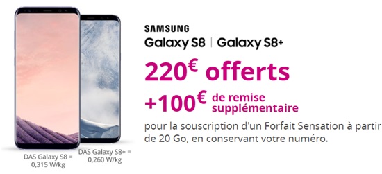Bouygues Telecom : jusqu'à 320 euros de remise sur le Samsung Galaxy S8 à saisir rapidement