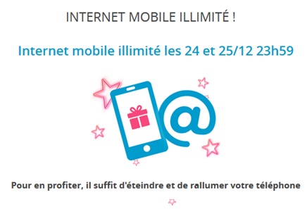Bouygues Telecom : Internet mobile illimité ce Week-end, pensez à éteindre et rallumer votre Smartphone