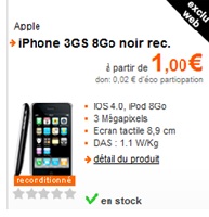 Offrez-vous l'iPhone à 1 euro chez Orange !