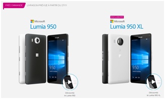 Lumia 950 et 950 XL : Les précommandes ouvertes chez Bouygues Telecom !