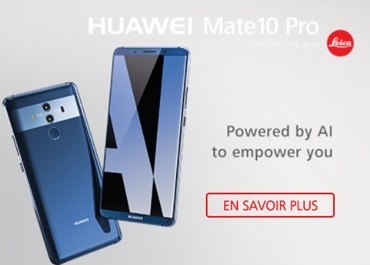 Le Huawei Mate 10 Pro en promo avec ou sans abonnement