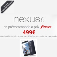 Les précommandes du Nexus 6 sont ouvertes chez Free Mobile à 499€ !