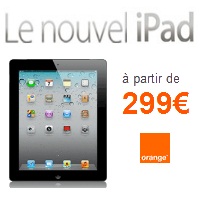 Les tarifs du nouvel iPad chez Orange 