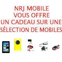 NRJ Mobile vous offre un cadeau sur une sélection de mobiles !