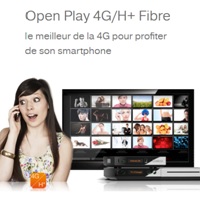 Orange Open Play 4G/H+ Fibre à 39.90€ par mois pendant 1 an !