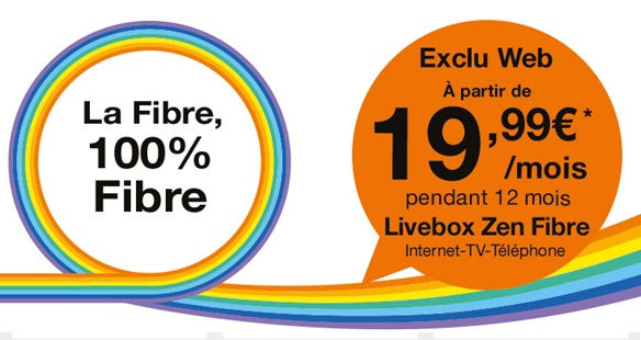 Internet Fibre : les offres Livebox Orange à partir de 19.99 euros