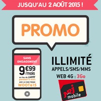 NRJ Mobile : Le forfait illimité avec 3Go de data en 4G en promo à 9.99€ jusqu’au 02 Août !