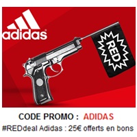 Nouveau #RED Deal : 25€ offerts sur Adidas.fr avec un forfait mobile 3Go ou 5Go !
