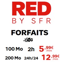 RED By SFR : La 4G incluse avec tous les forfaits mobiles, de la data en plus mais les prix augmentent !