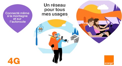Orange renforce son réseau mobile dans les trains, stations de Ski et autoroutes !