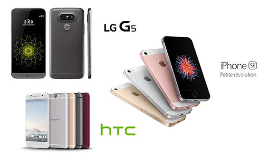 LG G5, iPhone SE ... Les smartphones que vous attendiez sont arrivés