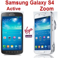 Le Samsung Galaxy S4 Active et S4 Zoom débarquent chez Virgin Mobile !